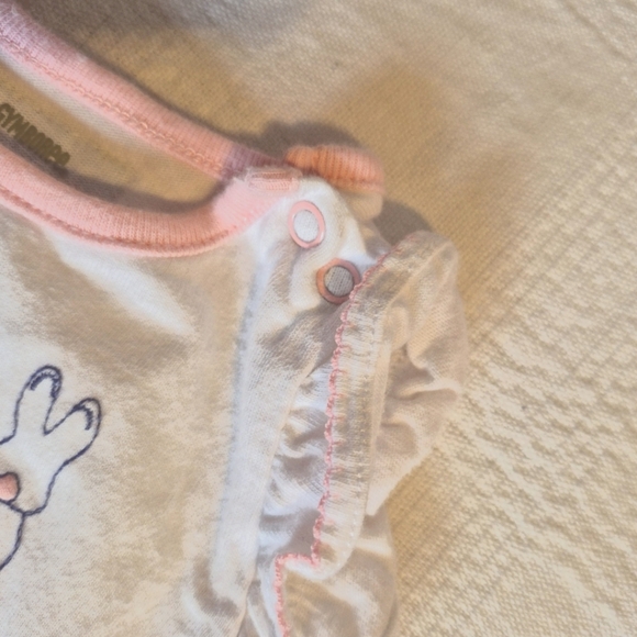 Gymboree girls 3-6 months Easter romper Peter Rabbit 1st Easter VGUC - Picture 8 of 10